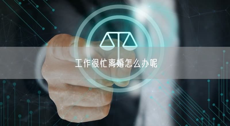 工作很忙离婚怎么办呢