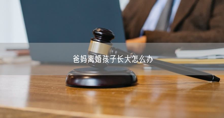 爸妈离婚孩子长大怎么办